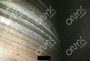 Abrasive wear severity 3