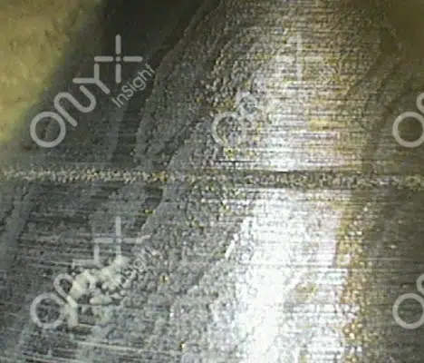 Electrical pitting – bearing failure severity rating 3