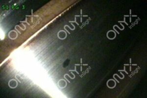 Indentations – gear failure severity rating 1