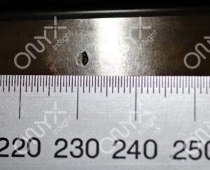 Macropitting – bearing failure severity rating 2