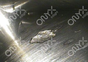 Macropitting – bearing failure severity rating 3