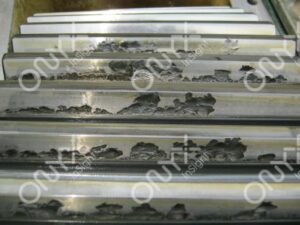 Macropitting – gear failure severity rating 4