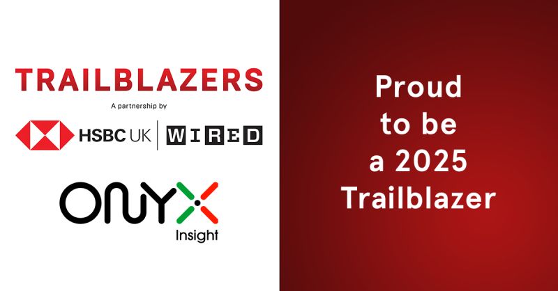 ONYX named Wired Consulting x HSBC Trailblazer