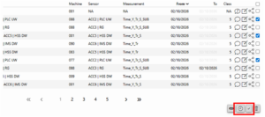 Fm3.25 Alarms table with multi select functionality