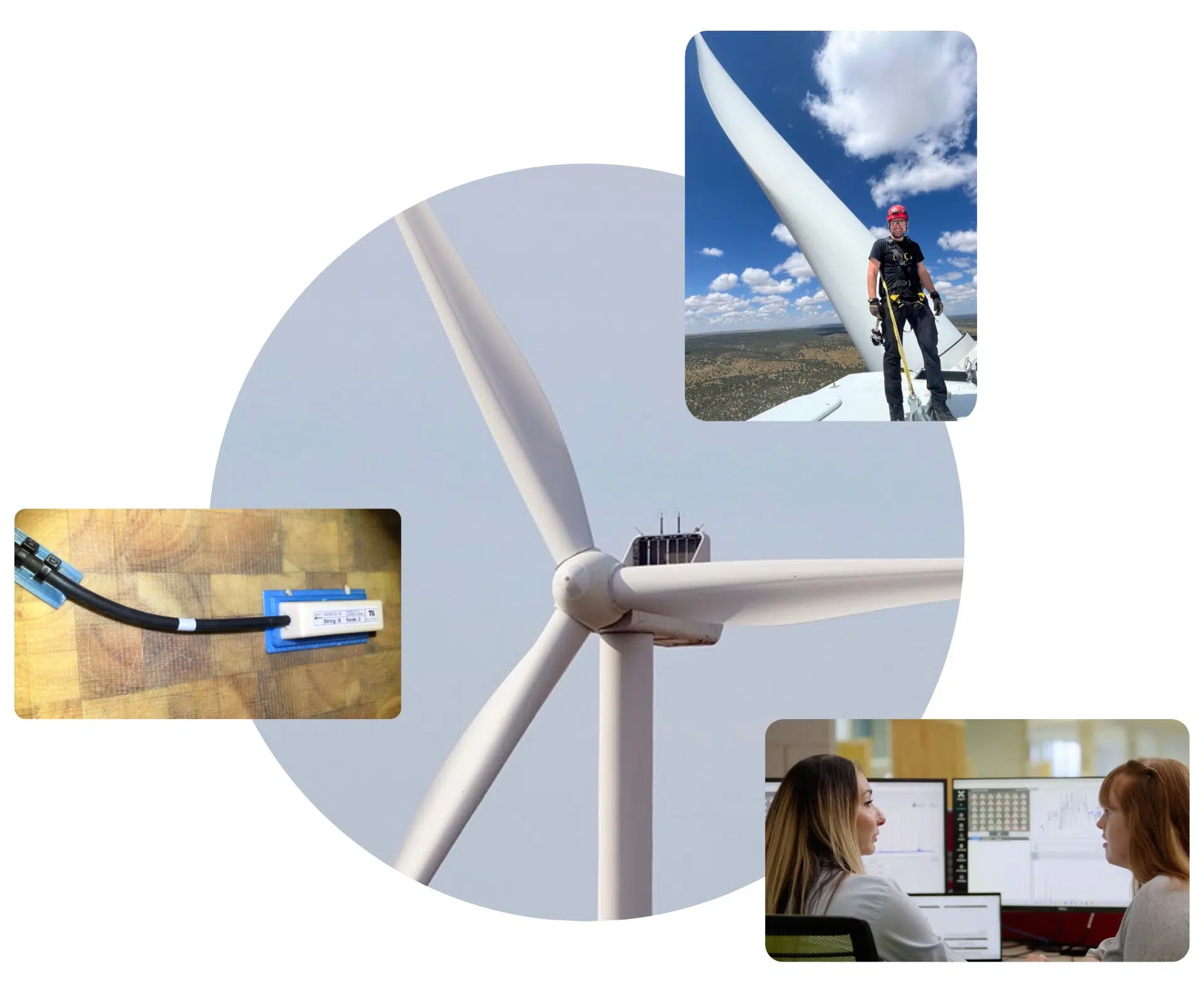 Montage blades onyx wind turbines